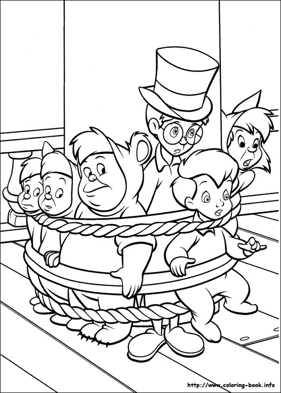 Peter Pan coloring picture